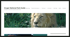 Desktop Screenshot of kruger-national-park-guide.com